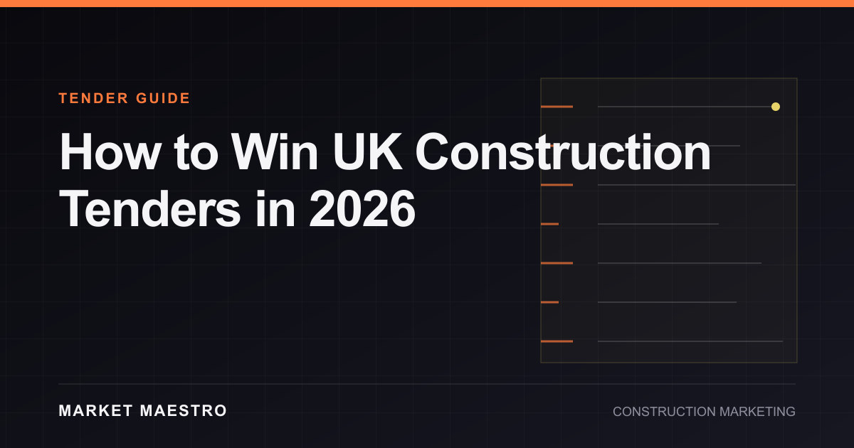 How to Win UK Construction Tenders in 2026