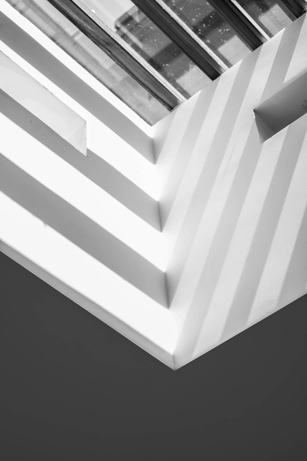 Abstract architecture with light and shadow